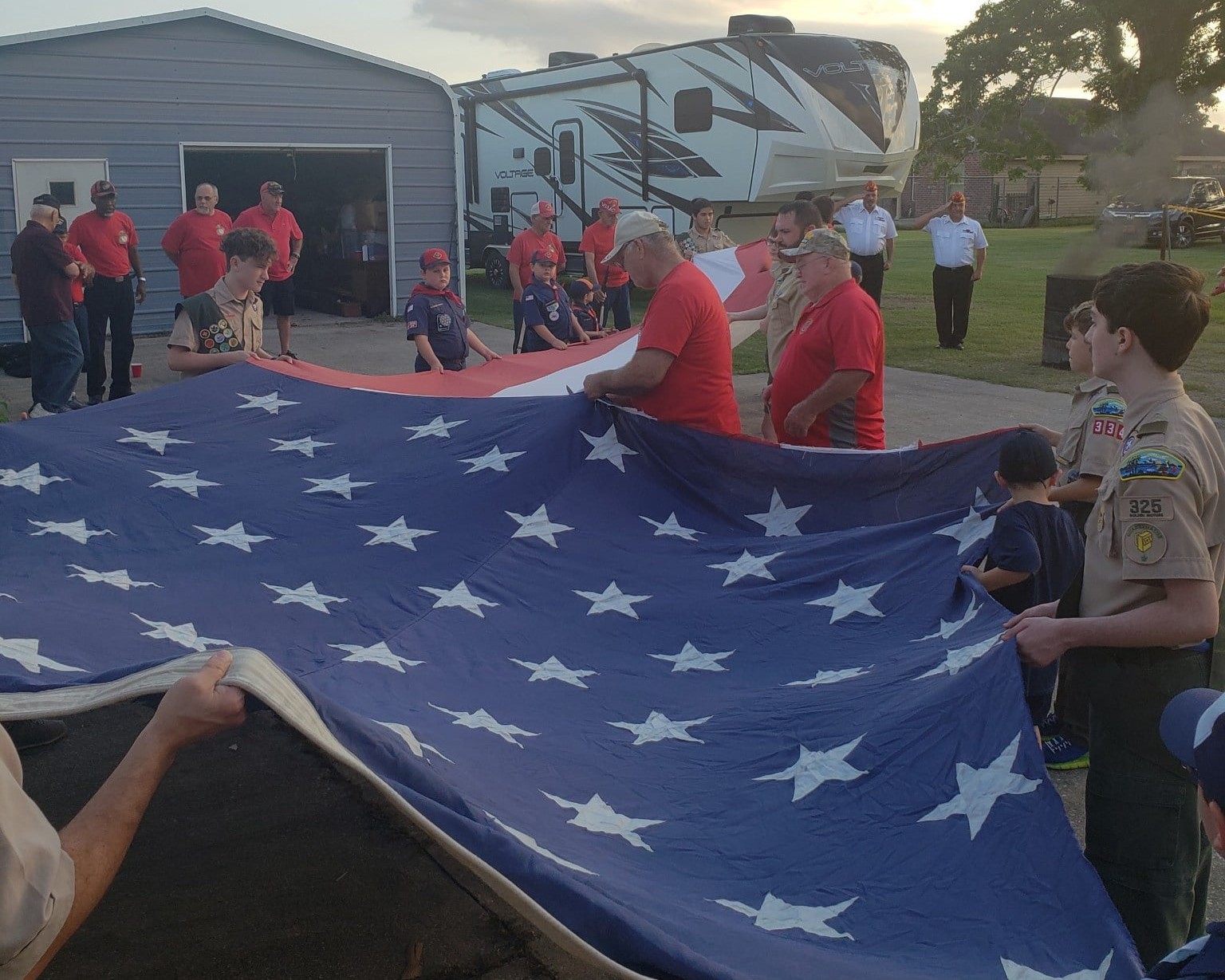 Flag Retirment Ceremony